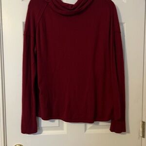 Catherine Malandrino Red Turtleneck Sweater Soft Knit